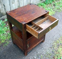 Shown with divided drawer open.